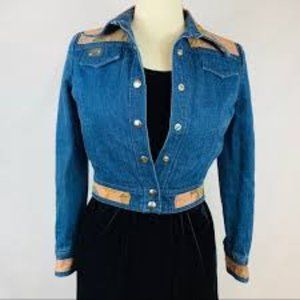 Jag Blue Jean Denim Snap Up Jacket